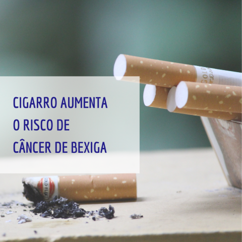 Cigarro aumenta o risco de câncer de bexiga